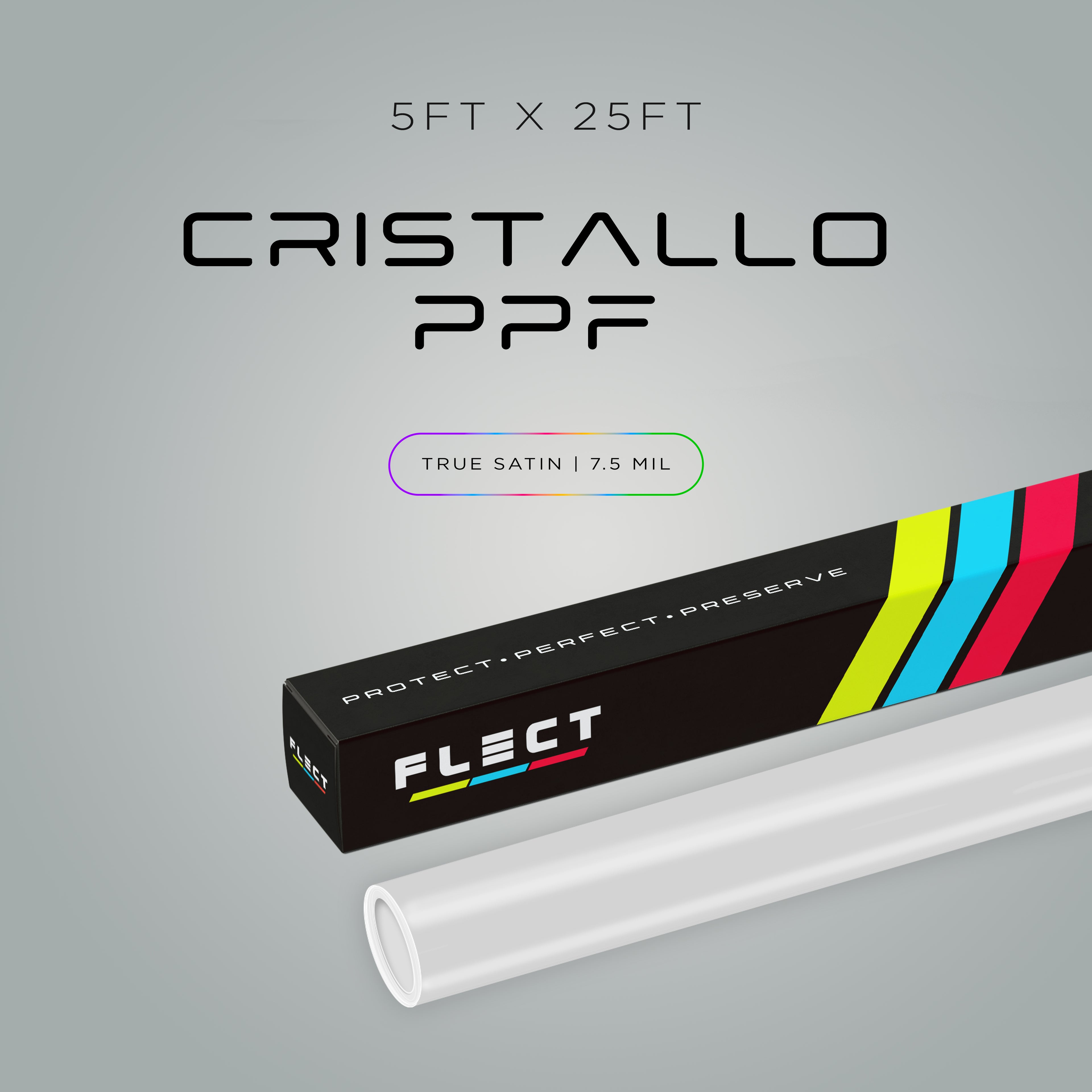 Cristallo PPF® SAMPLE ROLL - TRUE SATIN - 7.5 MIL