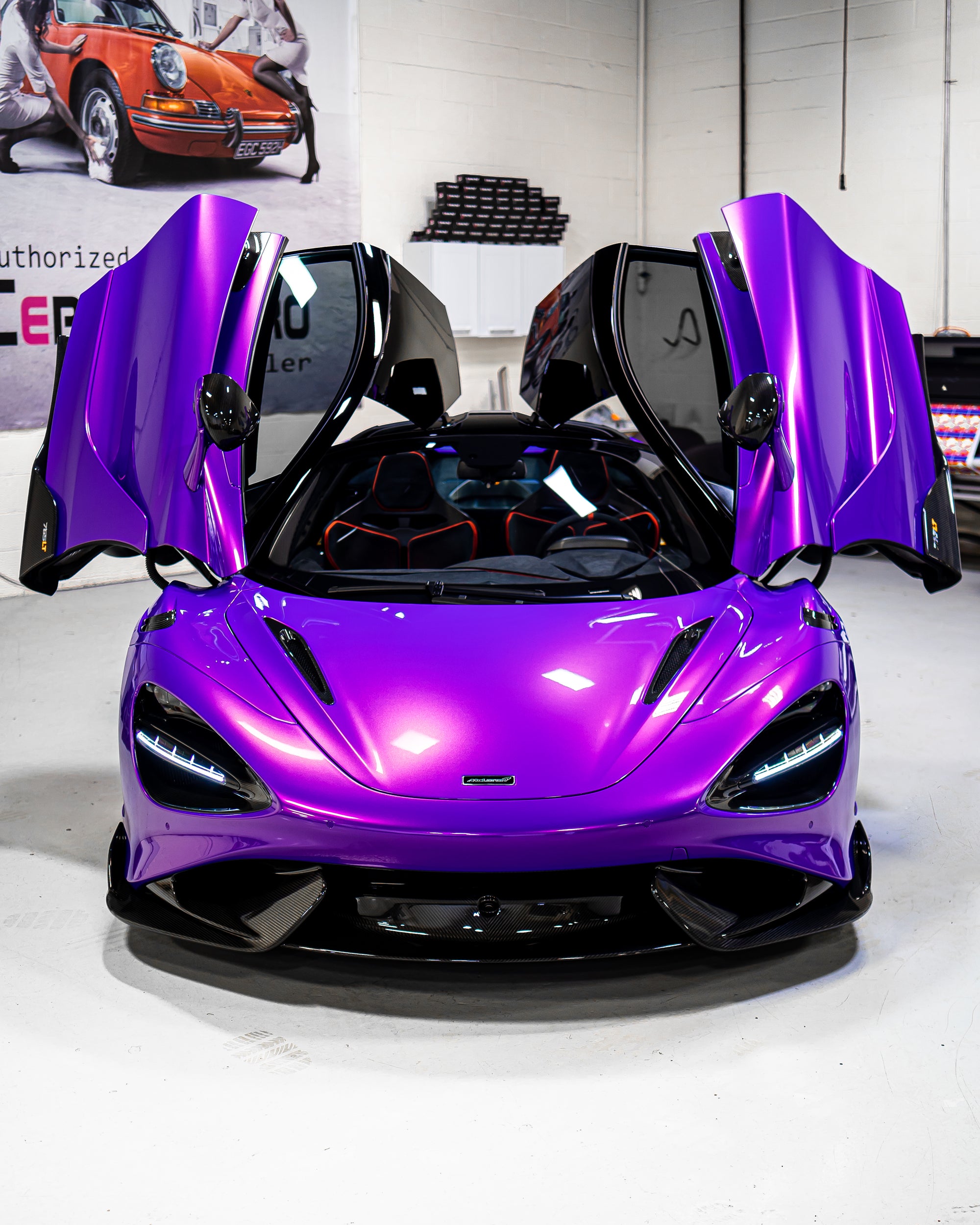 McLaren 765LT in Brilliant PPF Gloss Metallic Violis Parsifae