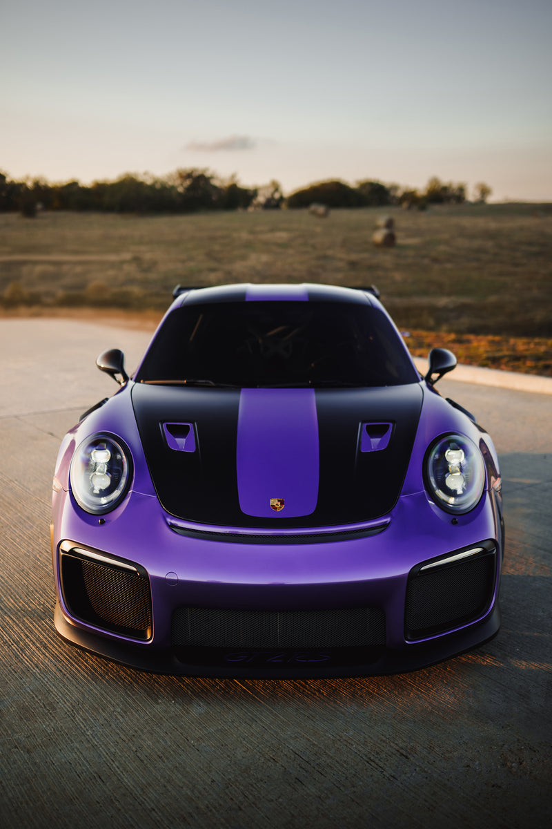 Porsche GT2RS in Brilliant PPF Gloss Viola Purple