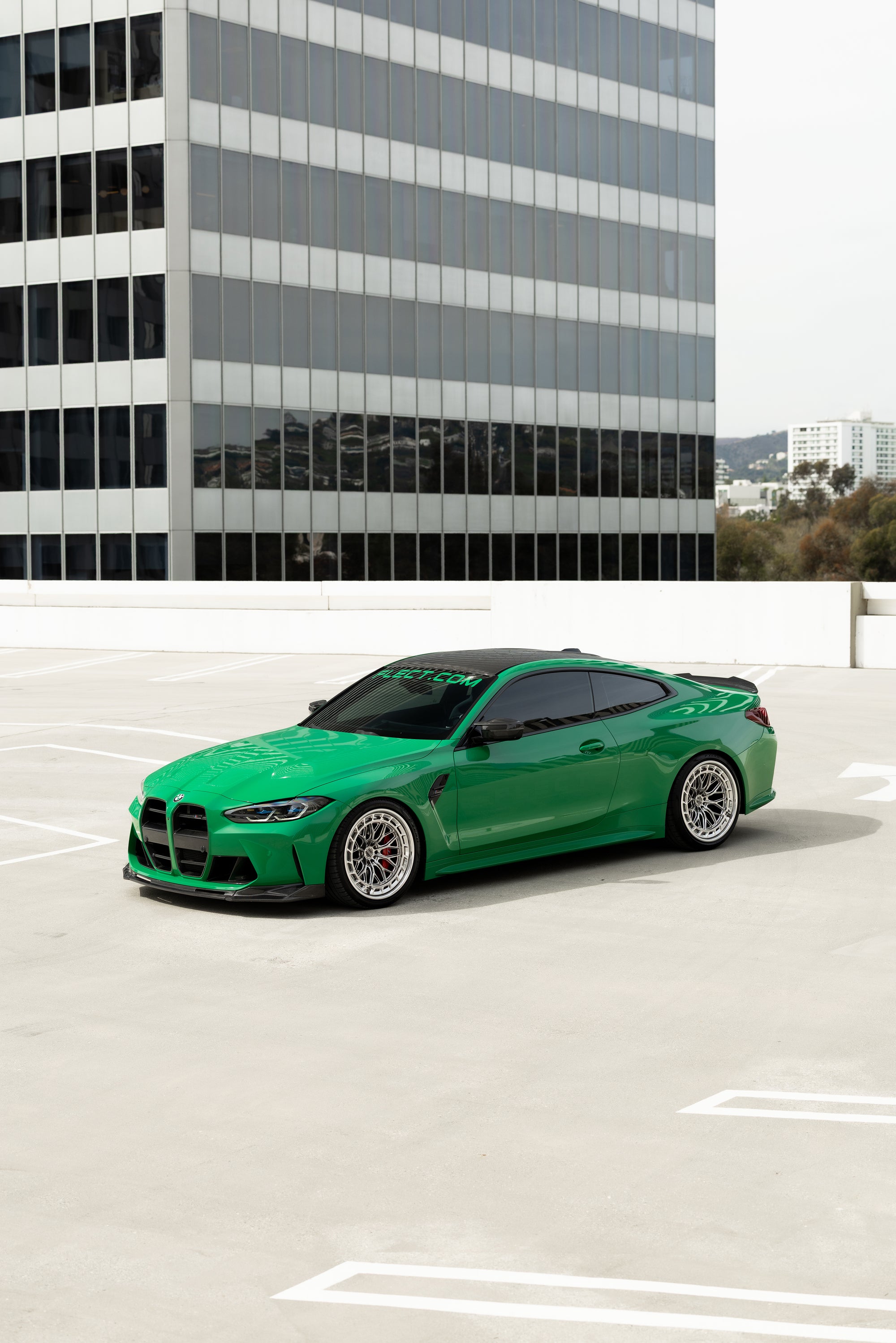 BMW M4 in Brilliant PPF Profit Green